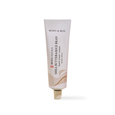 [Mary&May] Seoul Edition SHEA BUTTER & RICE BRAN Hand Cream 50ml