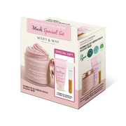 [Mary&May] Rose Hyaluronic Hydra Wash Off Pack Special Set (125g+30g)