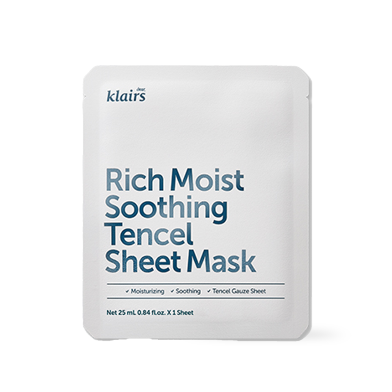 [Dear, Klairs] Rich Moist Soothing Tencel Sheet Mask 25ml x 10ea
