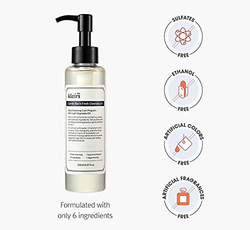 [Dear, Klairs] Gentle Black Fresh Cleansing Oil 150ml