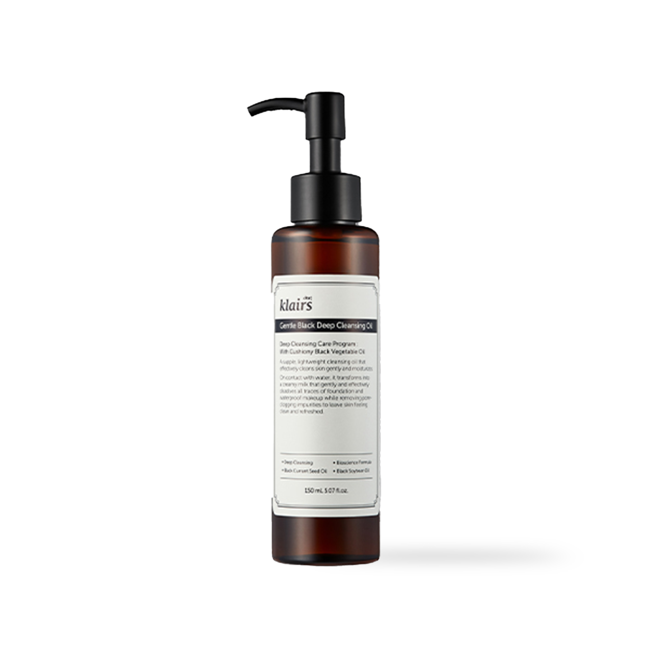 [Dear, Klairs] Gentle Black Deep Cleansing Oil 150ml
