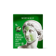 [Mary&May] Vegan Collagen Fresh Aloe Mask (30g x4)
