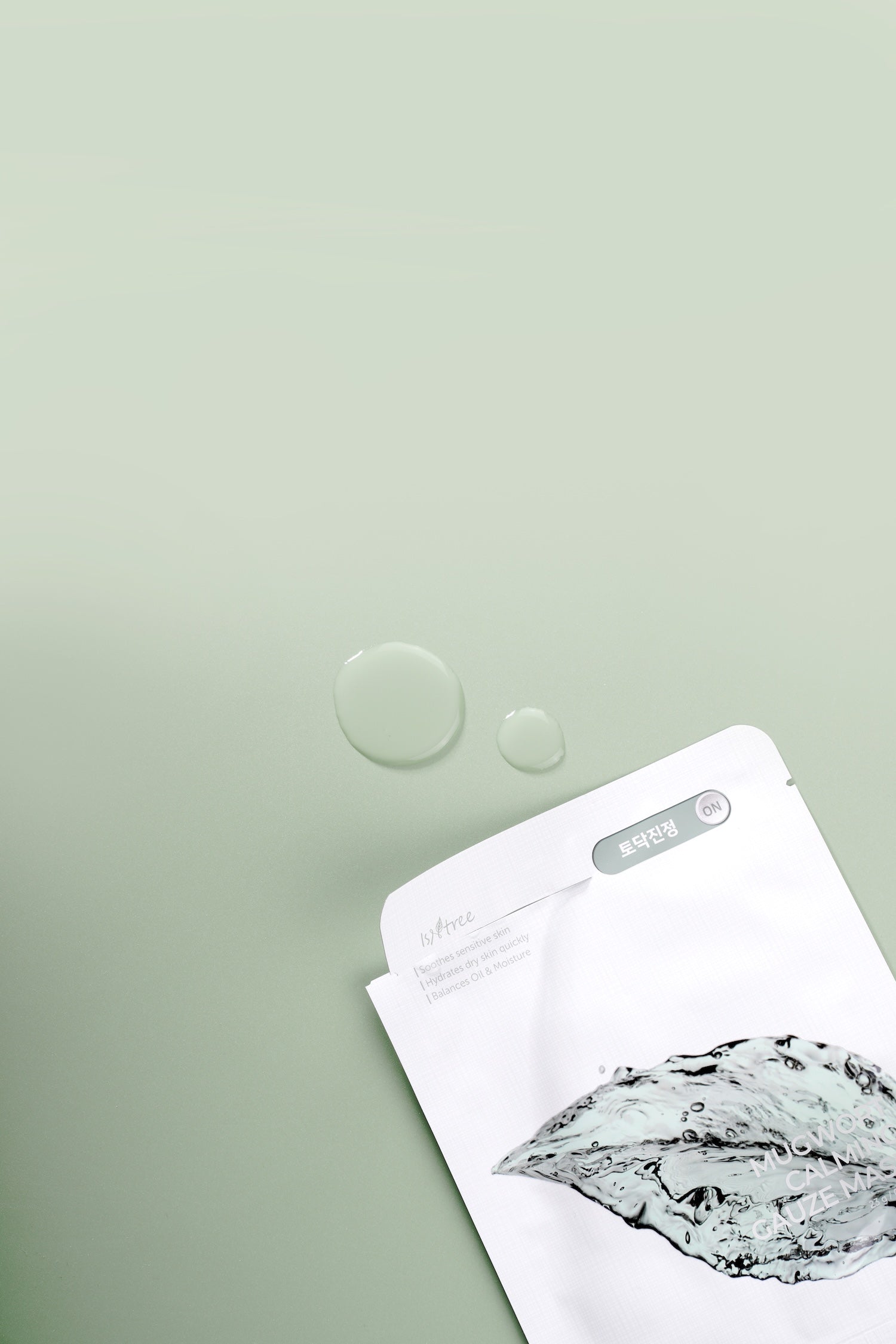 [Isntree] Mugwort Calming Gauze Mask 23g*10ea