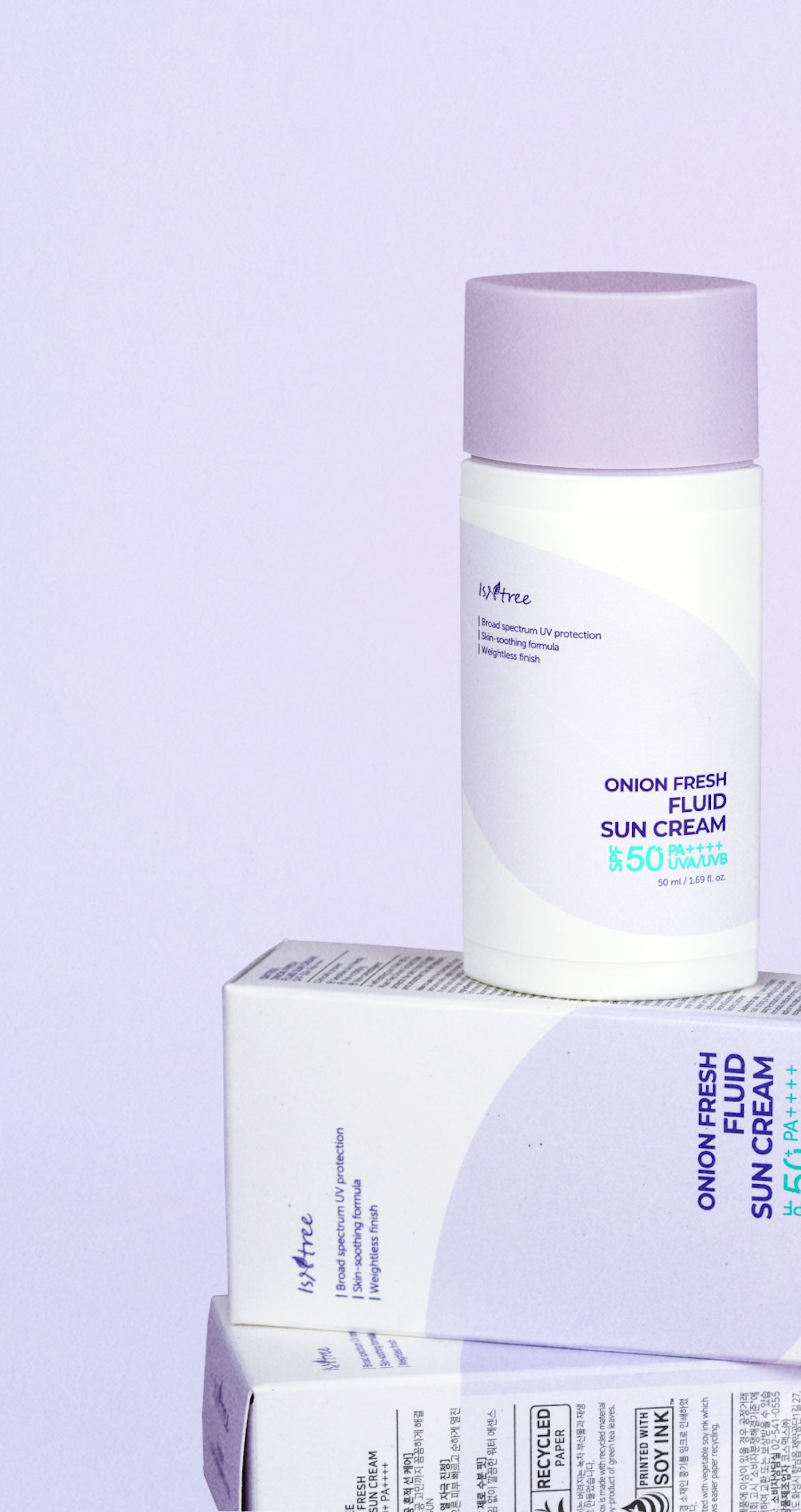 [Isntree] Onion Fresh Fluid Sun Cream 50ml