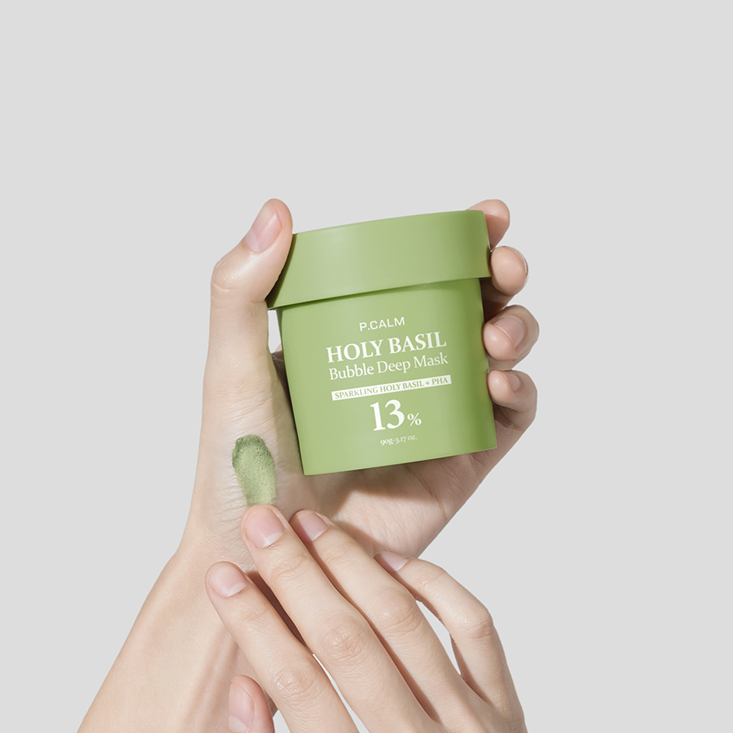 [P.CALM] Holy Basil Bubble Deep Mask 90g